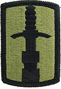 321st Civil Affairs Brigade OCP Scorpion Shoulder Patch With Velcro